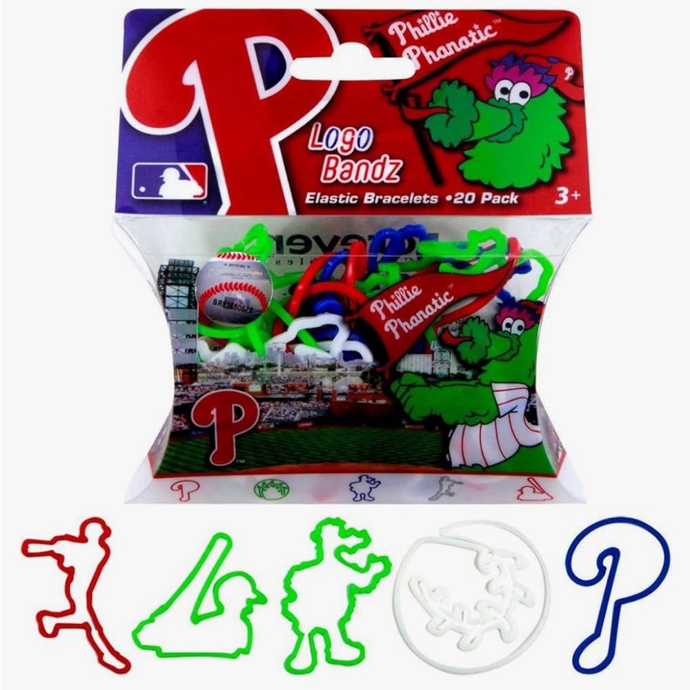 Philadelphia Phillies logo bandz bracelets (20 ct) NWT